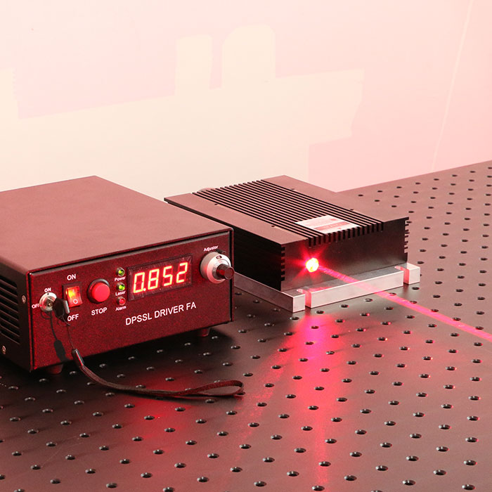 635nm±2nm 10W 반도체 레이저 연구실 레이저 시스템
